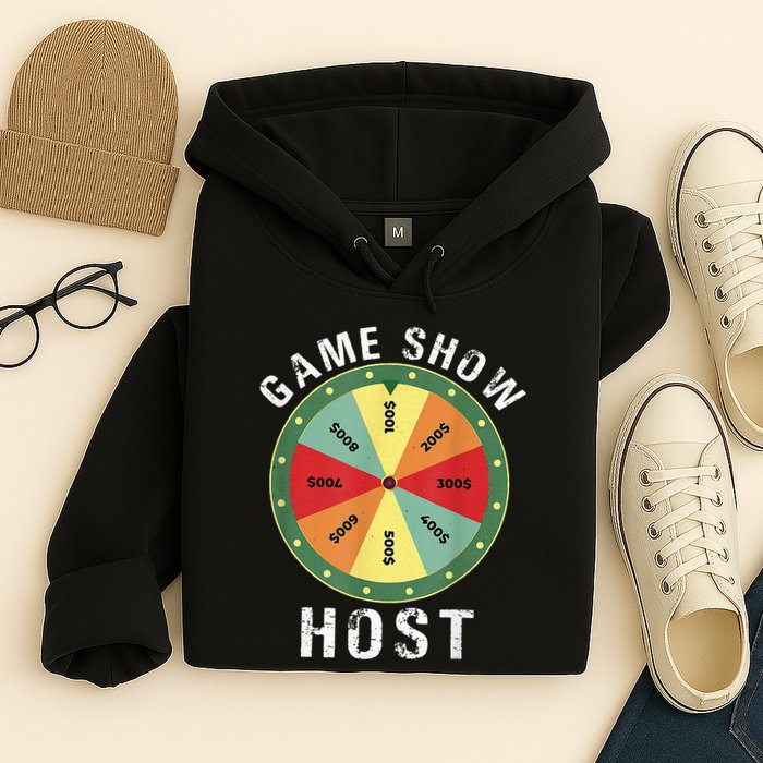 Game Show Host Trivia Board Game Night Questions Vintage Hoodie