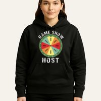 Game Show Host Trivia Board Game Night Questions Vintage Hoodie