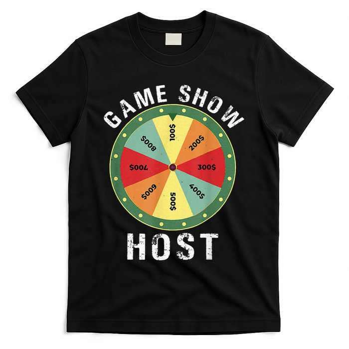 Game Show Host Trivia Board Game Night Questions Vintage T-Shirt