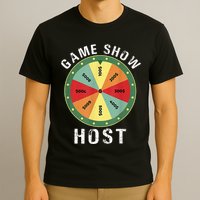 Game Show Host Trivia Board Game Night Questions Vintage T-Shirt