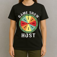 Game Show Host Trivia Board Game Night Questions Vintage T-Shirt