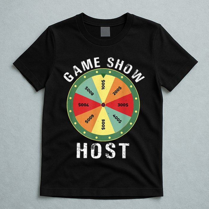 Game Show Host Trivia Board Game Night Questions Vintage T-Shirt