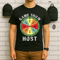 Game Show Host Trivia Board Game Night Questions Vintage T-Shirt
