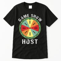 Game Show Host Trivia Board Game Night Questions Vintage Tall T-Shirt