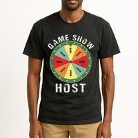 Game Show Host Trivia Board Game Night Questions Vintage Tall T-Shirt