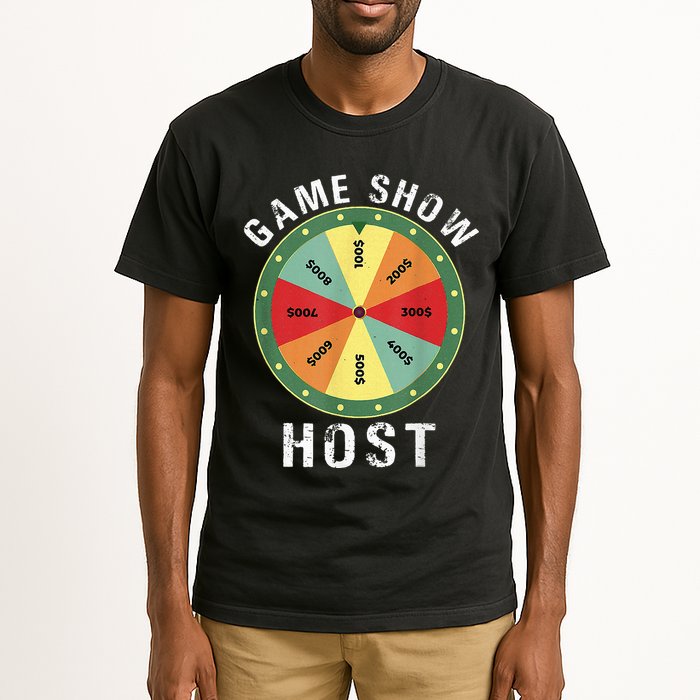 Game Show Host Trivia Board Game Night Questions Vintage Tall T-Shirt