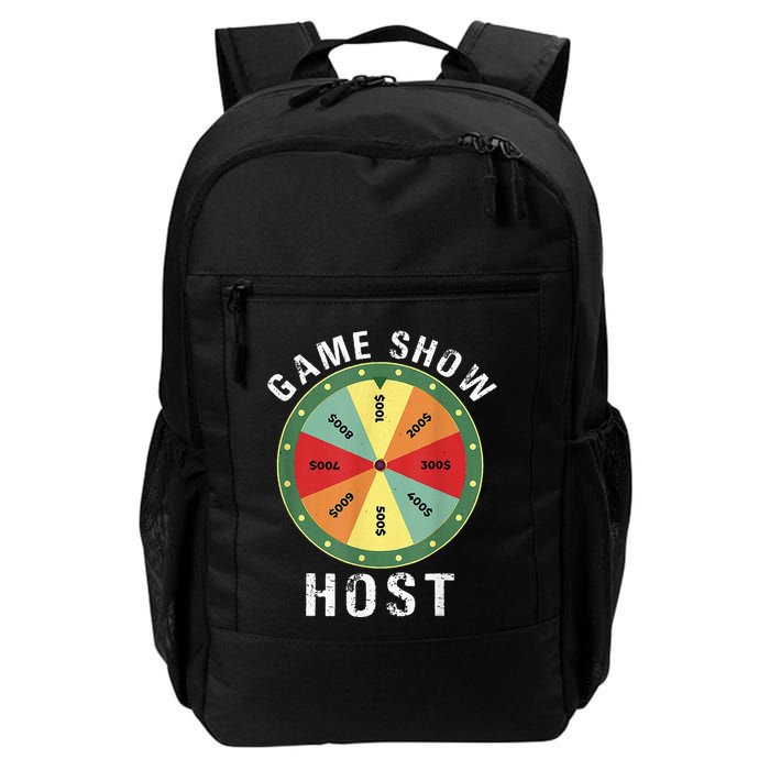 Game Show Host Trivia Board Game Night Questions Vintage Backpack