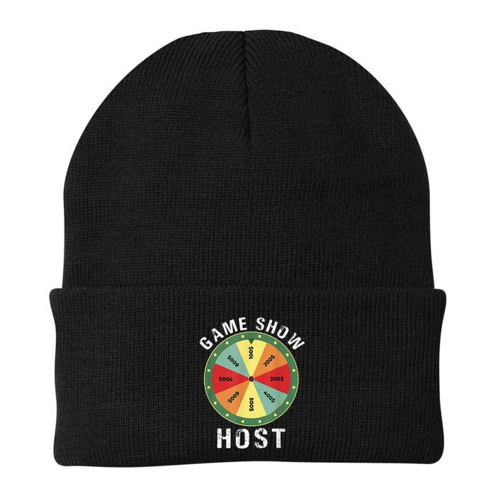 Game Show Host Trivia Board Game Night Questions Vintage Beanie