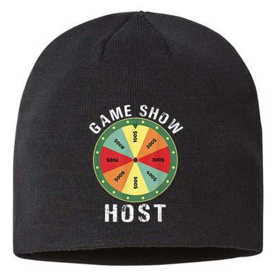 Game Show Host Trivia Board Game Night Questions Vintage Sustainable Beanie