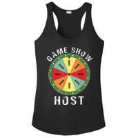 Game Show Host Trivia Board Game Night Questions Vintage Ladies PosiCharge Competitor Racerback Tank