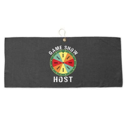 Game Show Host Trivia Board Game Night Questions Vintage Large Microfiber Waffle Golf Towel