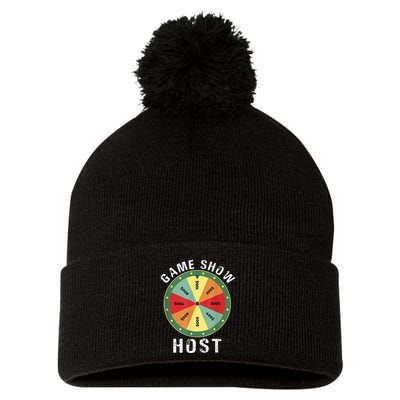 Game Show Host Trivia Board Game Night Questions Vintage Pom Pom 12in Knit Beanie