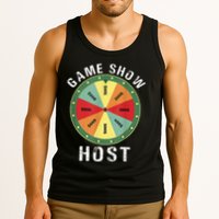Game Show Host Trivia Board Game Night Questions Vintage Tank Top