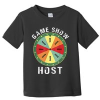 Game Show Host Trivia Board Game Night Questions Vintage Toddler T-Shirt