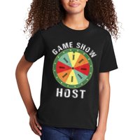 Game Show Host Trivia Board Game Night Questions Vintage Kids T-Shirt