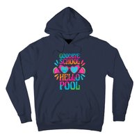 Goodbye School Hello Pool Watermelon Last Day Of School Hoodie