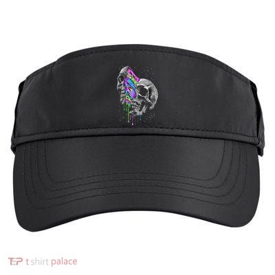 Galaxy Skull Halloween Adult Drive Performance Visor