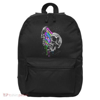 Galaxy Skull Halloween 16 in Basic Backpack