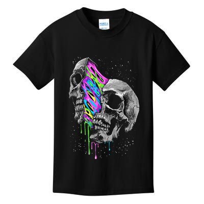 Galaxy Skull Halloween Kids T-Shirt