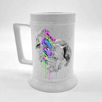 Galaxy Skull Halloween Beer Stein