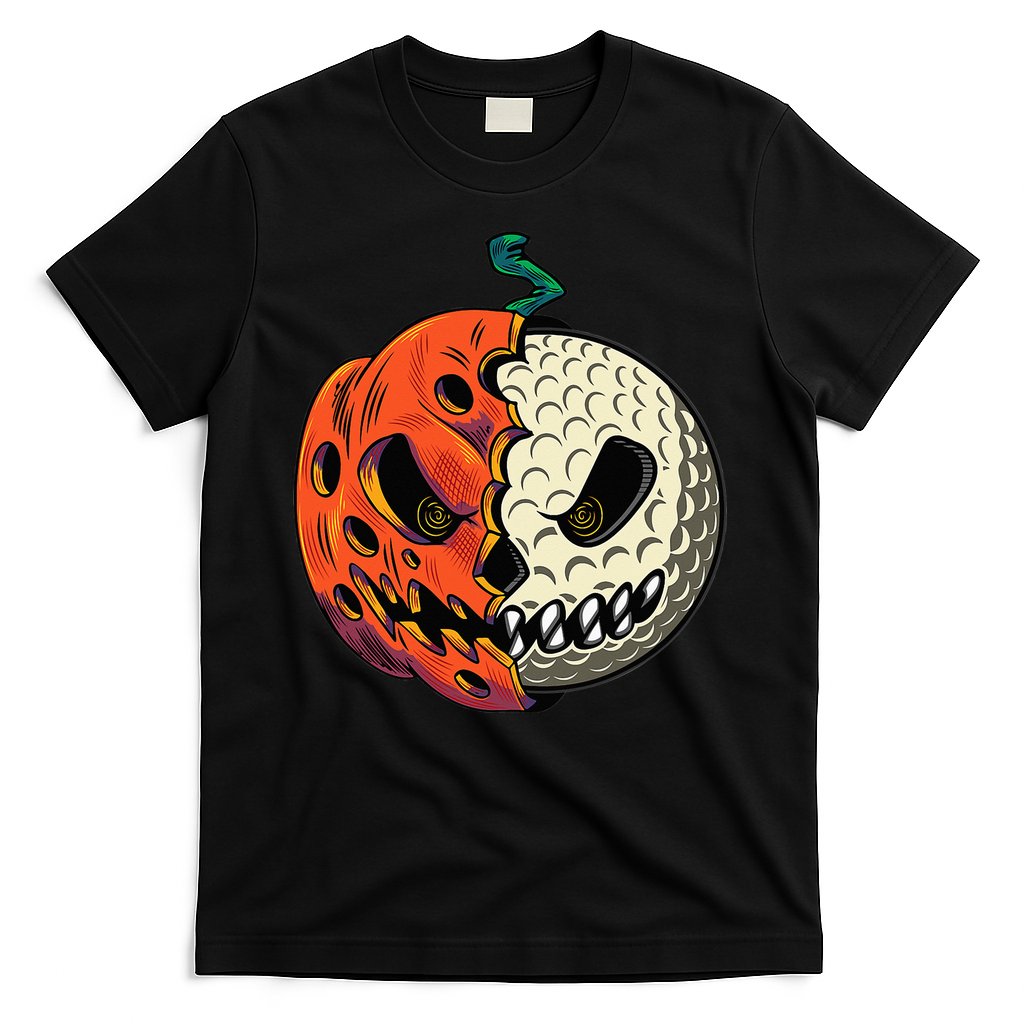 Golfing Skeleton Halloween Golf Halloween Golfer T-Shirt