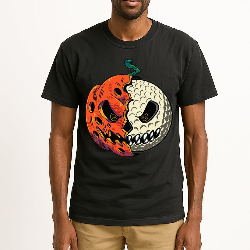 Golfing Skeleton Halloween Golf Halloween Golfer Tall T-Shirt