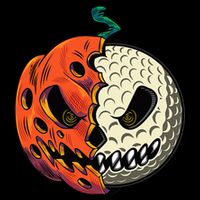 Golfing Skeleton Halloween Golf Halloween Golfer Tall T-Shirt