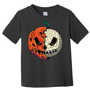 Golfing Skeleton Halloween Golf Halloween Golfer Toddler T-Shirt