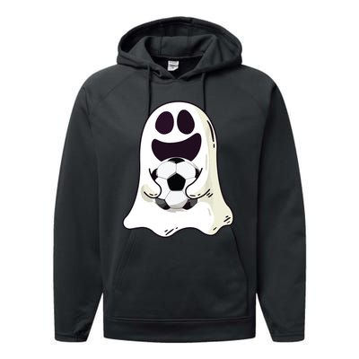 Ghost Soccer Halloween Costume Boy Gift Performance Fleece Hoodie