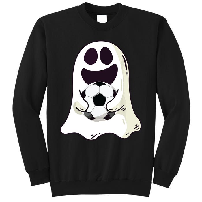 Ghost Soccer Halloween Costume Boy Gift Sweatshirt