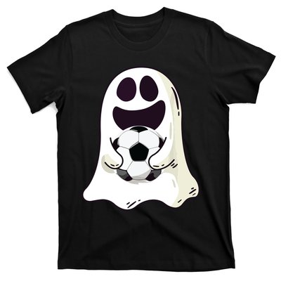 Ghost Soccer Halloween Costume Boy Gift T-Shirt