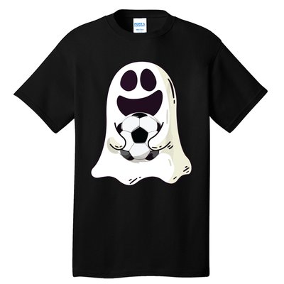 Ghost Soccer Halloween Costume Boy Gift Tall T-Shirt