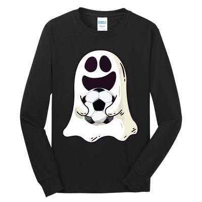 Ghost Soccer Halloween Costume Boy Gift Tall Long Sleeve T-Shirt