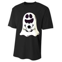 Ghost Soccer Halloween Costume Boy Gift Performance Sprint T-Shirt