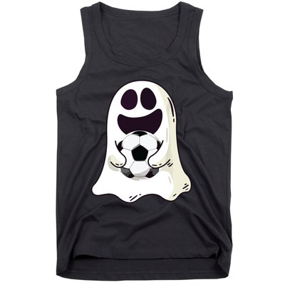 Ghost Soccer Halloween Costume Boy Gift Tank Top