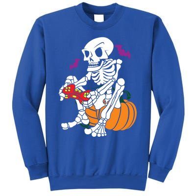 Gamer Skeleton Halloween Gaming Great Gift Sweatshirt