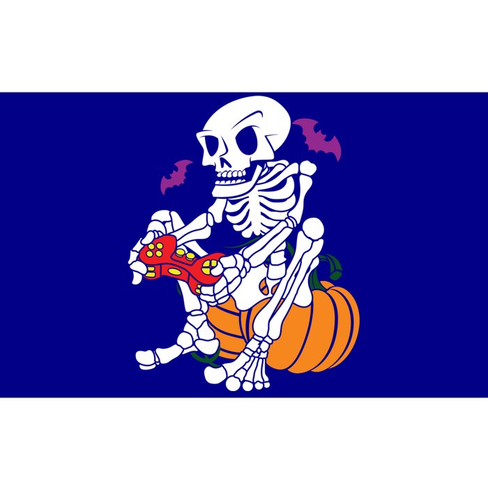 Gamer Skeleton Halloween Gaming Great Gift Bumper Sticker