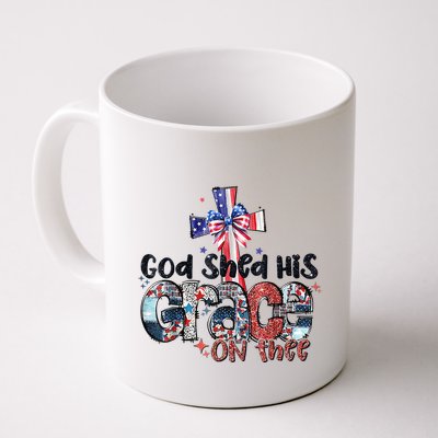 God Shed His Grace On Thee 4th Of July Bible Verse Mug
