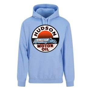 Gas Station Hudson Motor Oil Car Bikes Garage Unisex Surf Hoodie