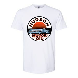 Gas Station Hudson Motor Oil Car Bikes Garage Softstyle CVC T-Shirt