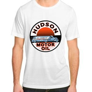 Gas Station Hudson Motor Oil Car Bikes Garage Adult ChromaSoft Performance T-Shirt