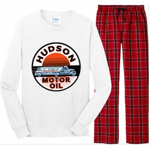 Gas Station Hudson Motor Oil Car Bikes Garage Long Sleeve Pajama Set