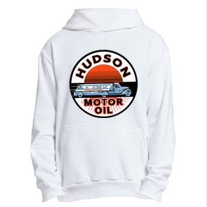 Gas Station Hudson Motor Oil Car Bikes Garage Urban Pullover Hoodie