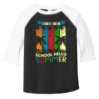 Goodbye School Hello Summer Toddler Fine Jersey T-Shirt