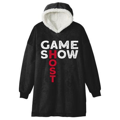 Game Show Host Hooded Wearable Blanket