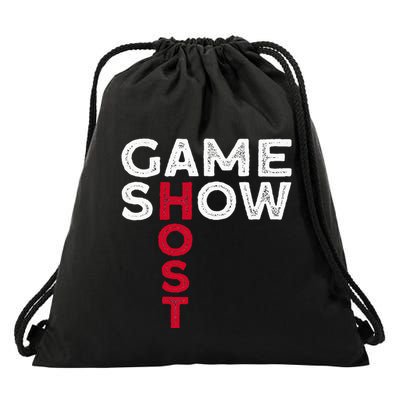 Game Show Host Drawstring Bag
