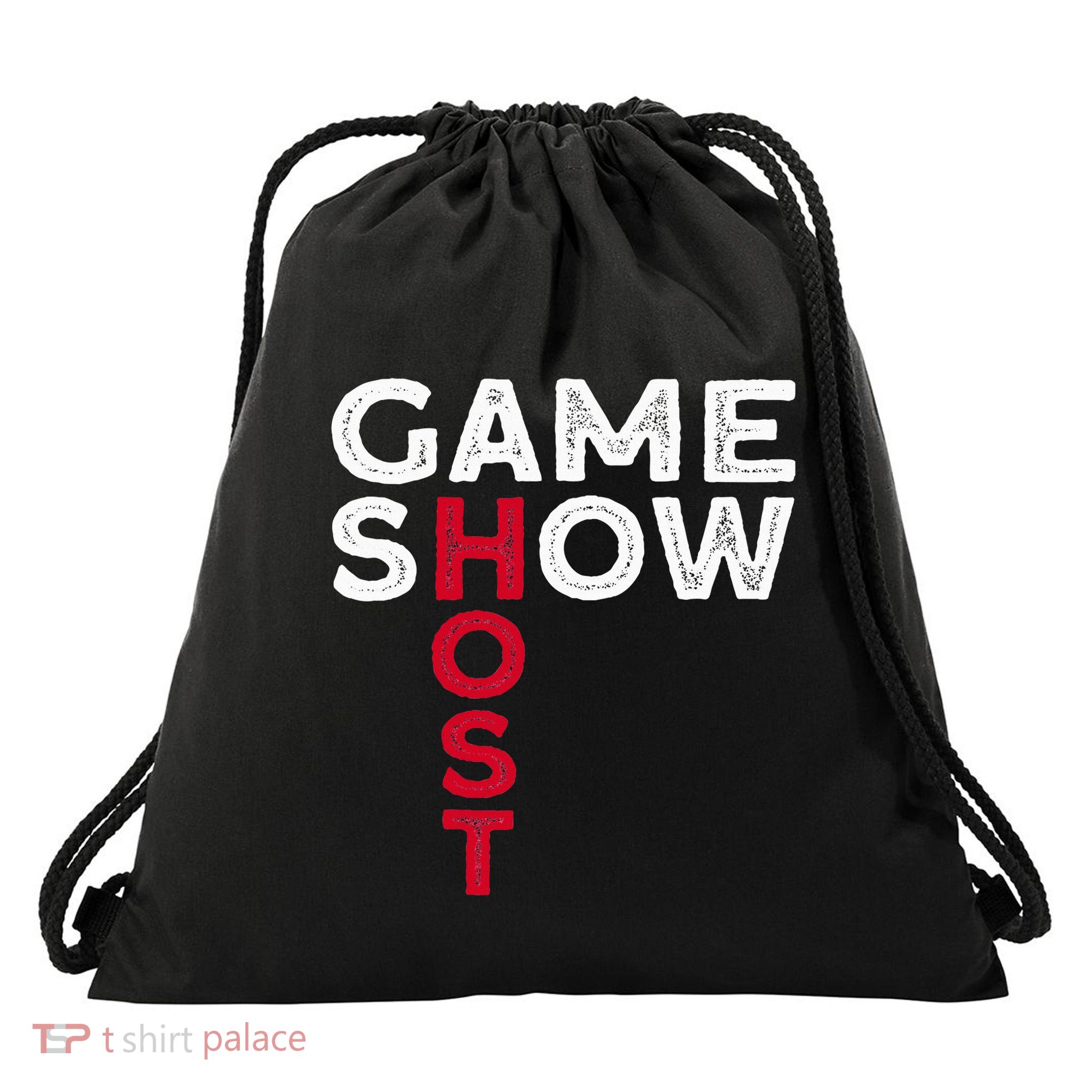 Game Show Host Drawstring Bag