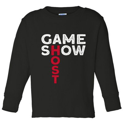 Game Show Host Toddler Long Sleeve Shirt