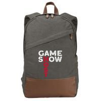 Game Show Host Cotton Canvas Backpack
