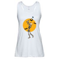 Golfing Skeleton Halloween Golf Halloween Golfer Ladies Essential Flowy Tank